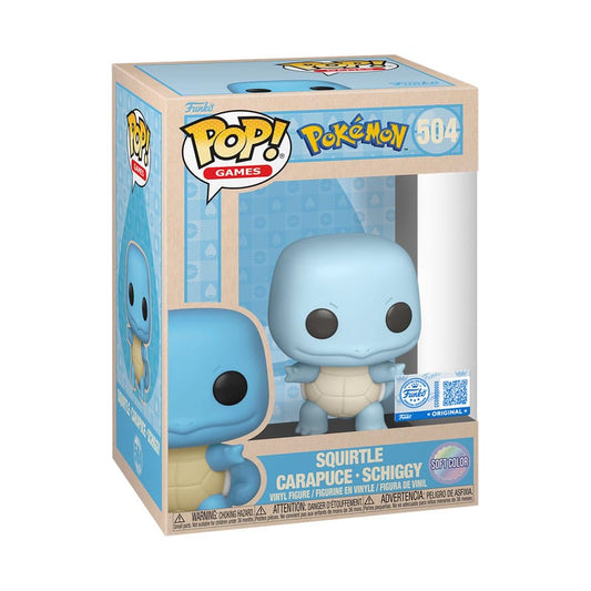 Pokemon POP! Games Vinyl Figur Squirtle (SftClr) 9 cm