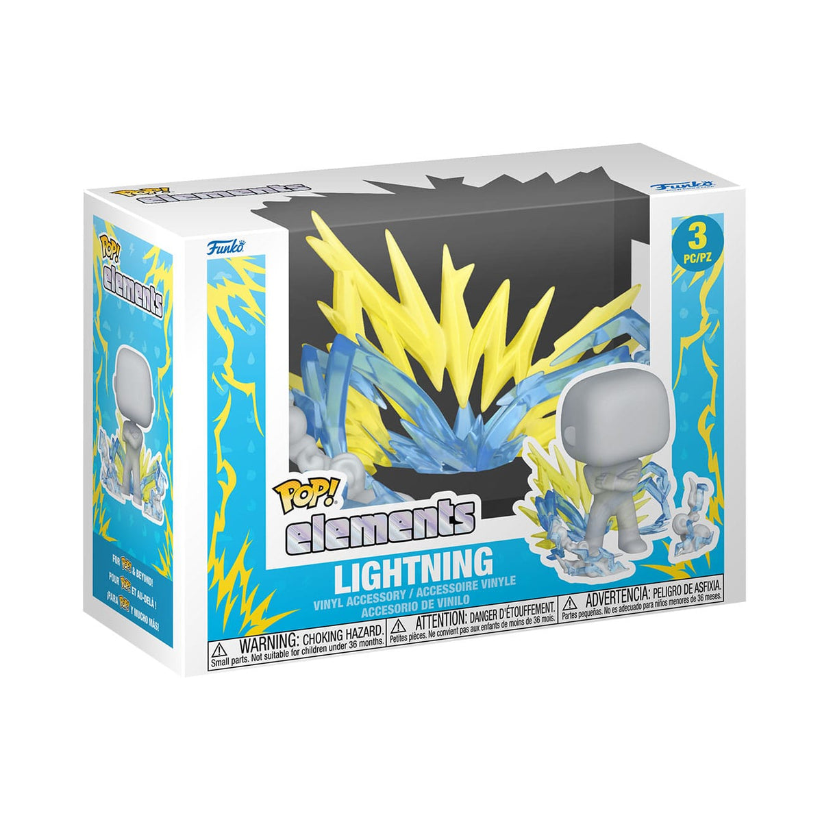 Lightning POP! Elements Vinyl Figur Yellow 5 cm