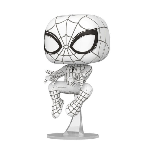 Marvel POP! Vinyl Figur Sketched - Spider-Man 9 cm