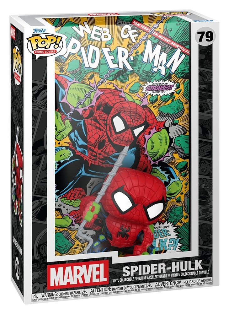 Marvel POP! Comic Covers Vinyl Figur Web of Spider-Man #70 (Spider-Hulk) 9 cm