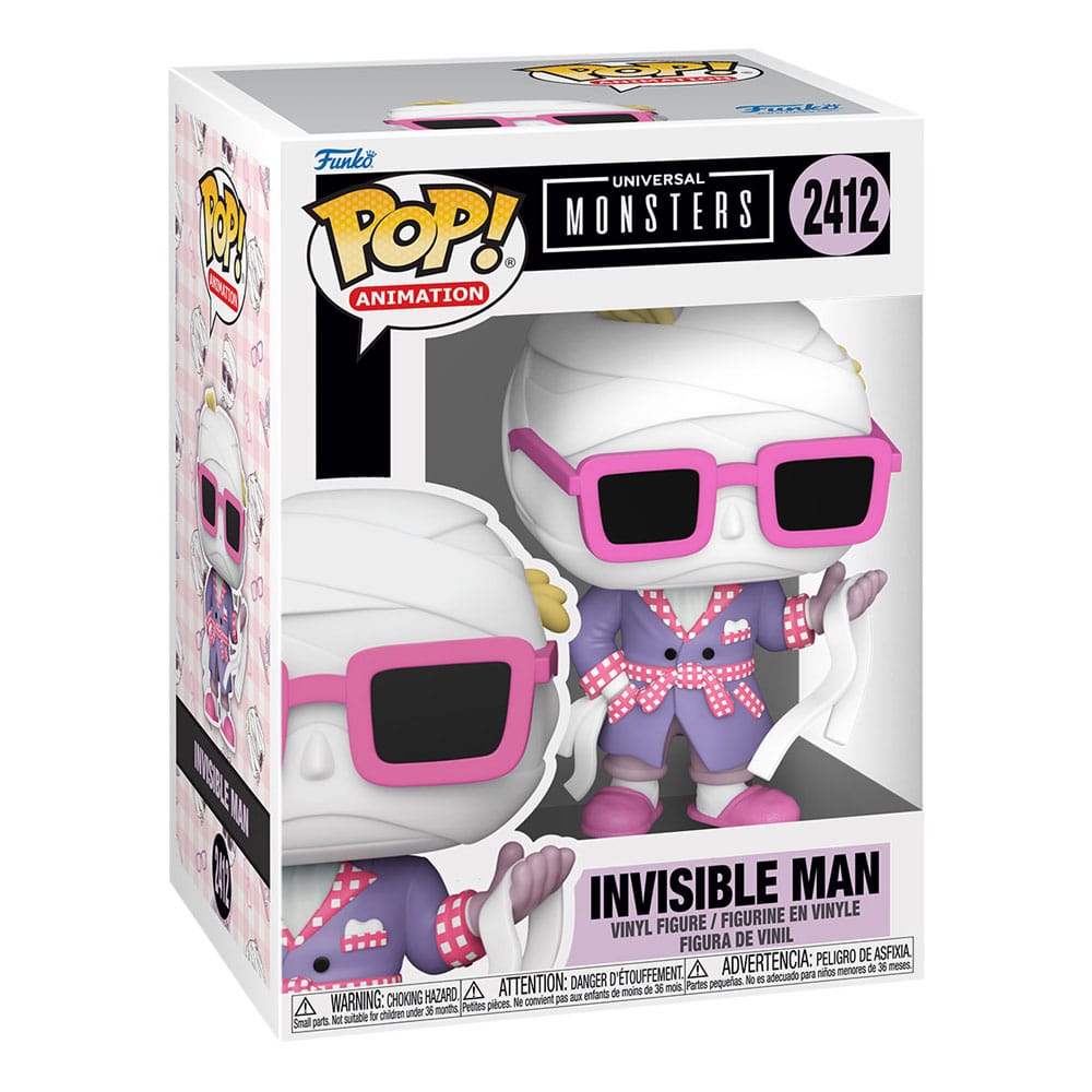 Universal Monsters POP! Animation Vinyl Figuren Invisible Man with Chase 9 cm Sortiment (6)