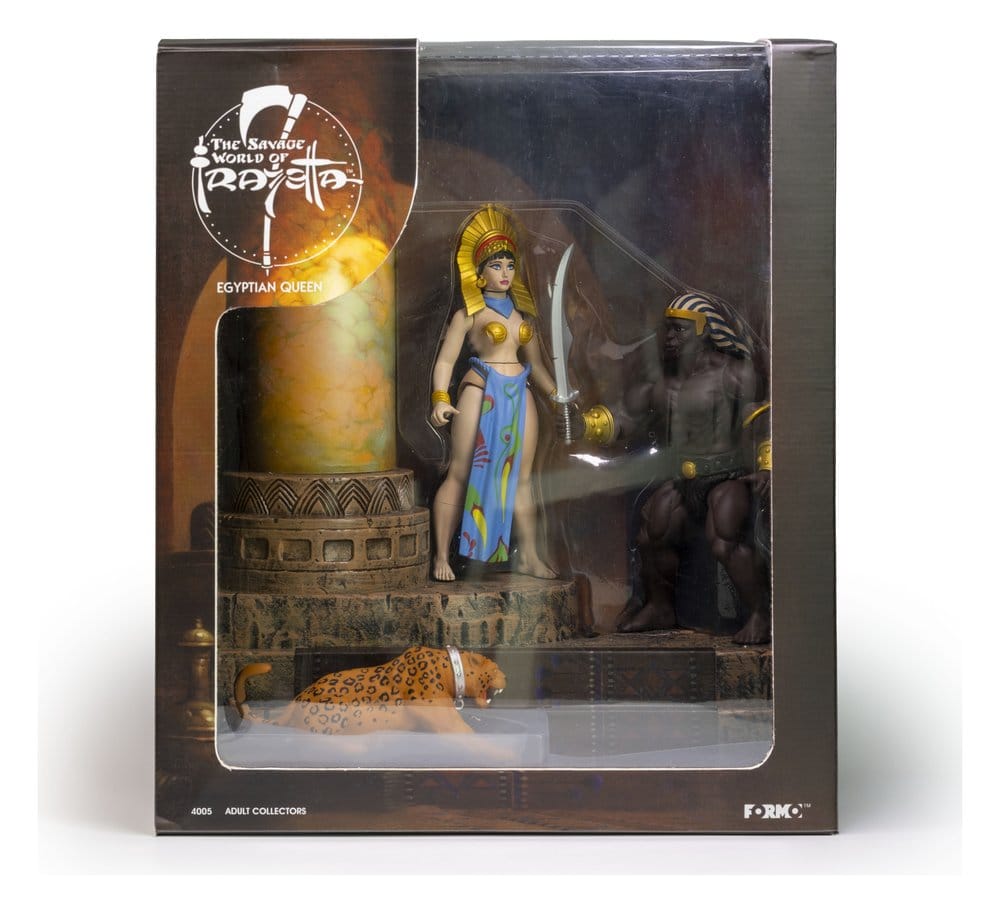The Savage World of Frazetta Actionfiguren-Set Egyptian Queen & The Guard (Museum Edition) 14 cm