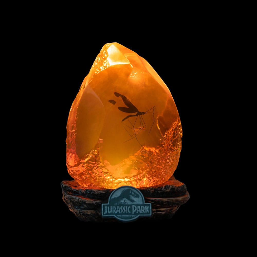 Jurassic Park Lampe mit USB-C Amber