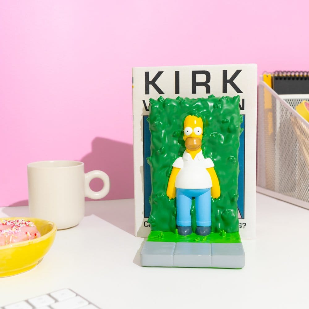Die Simpsons  Buchstützen Homer Busch 17 cm