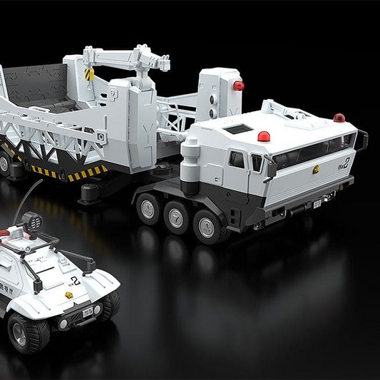 Mobile Police Patlabor Moderoid Plastic Model Kits 1/60 Type 98 Special Command Vehicle & Type 99 Special Labor Carrier (re-run)