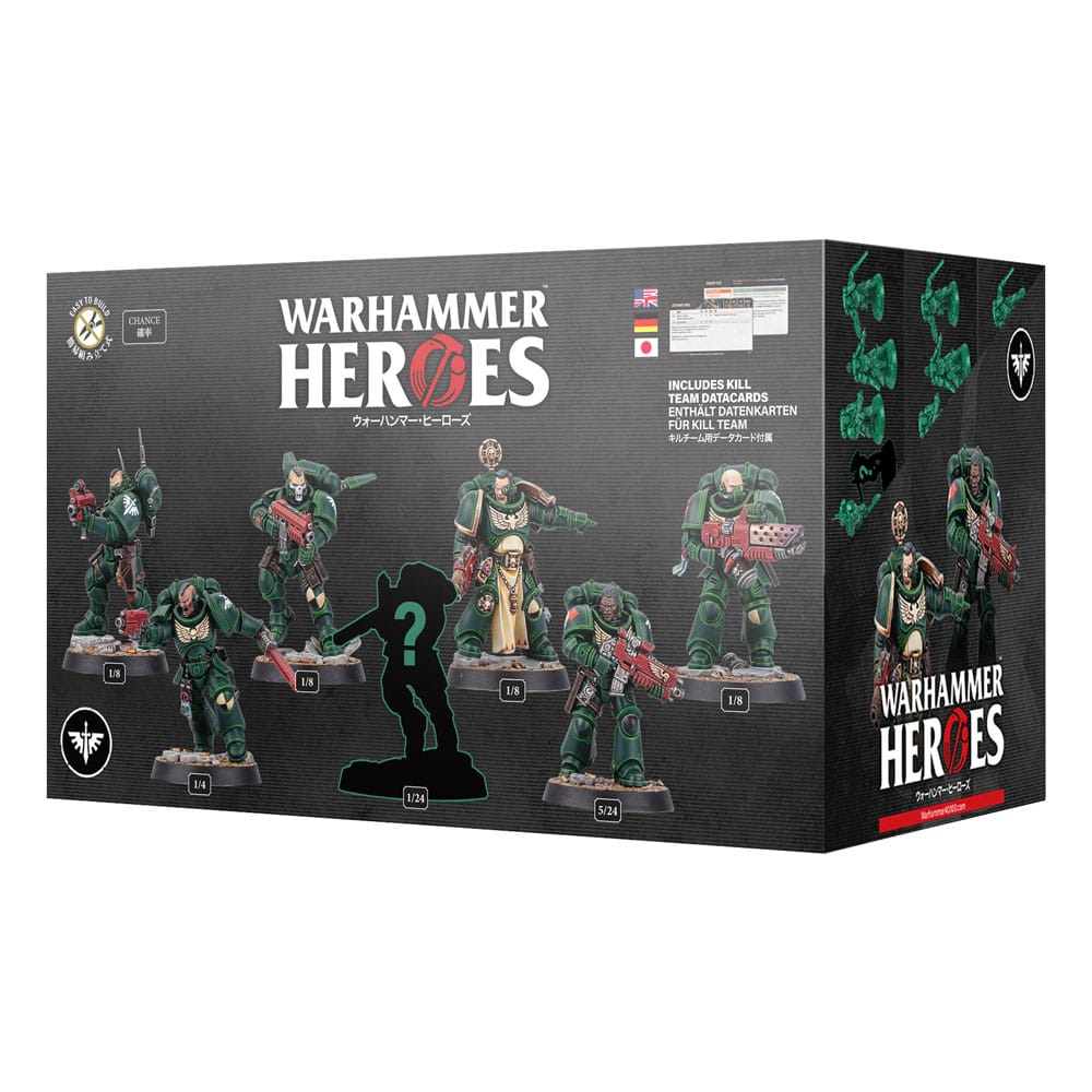 Warhammer Heroes Miniaturen Dark Angels Display (8)