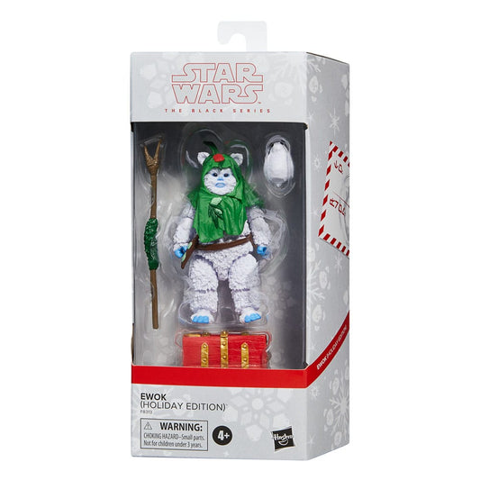 Star Wars Black Series Actionfigur Ewok (Holiday Edition) 15 cm
