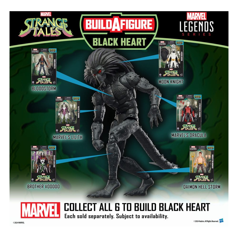 Strange Tales Marvel Legends Actionfigur Brother Voodoo (BAF: Blackheart) 15 cm