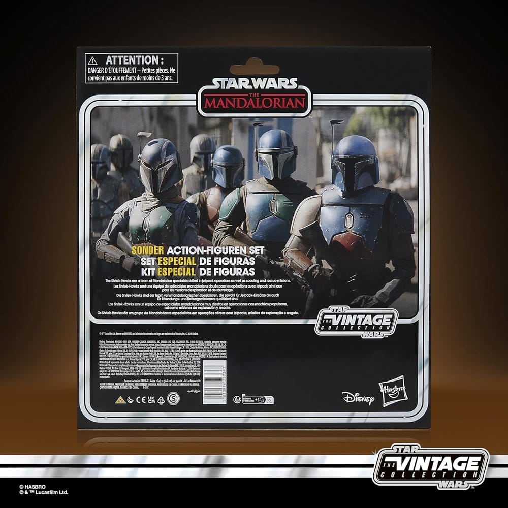 Star Wars The Mandalorian Vintage Collection Actionfiguren 4er-Pack Mandalorian Shriek-Hawk 10 cm