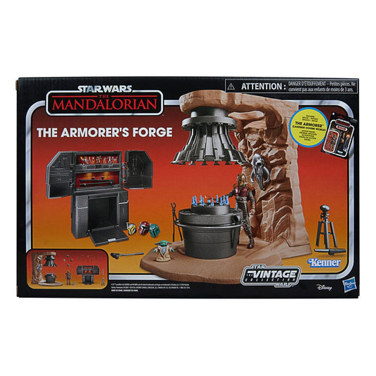 Star Wars The Mandalorian Vintage Collection The Armorer's Forge mit The Armorer (Lakeside Covert World)