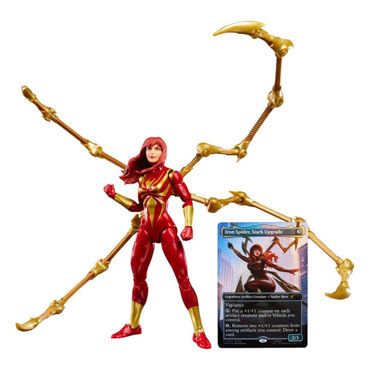 Marvel Legends Magic: The Gathering Actionfigur Mary Jane Watson (Iron Spider) (plus exklusive Foil-Karte) 15 cm