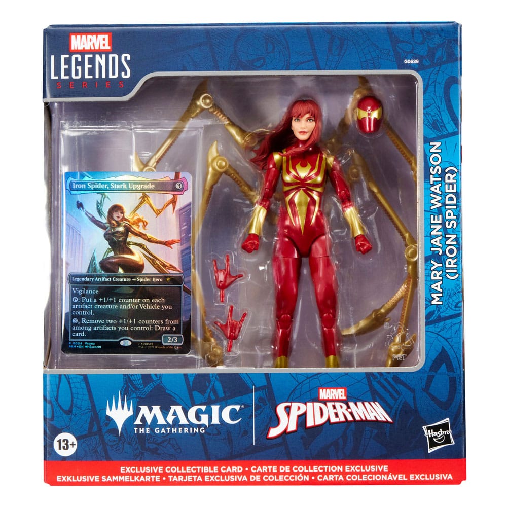 Marvel Legends Magic: The Gathering Actionfigur Mary Jane Watson (Iron Spider) (plus exklusive Foil-Karte) 15 cm