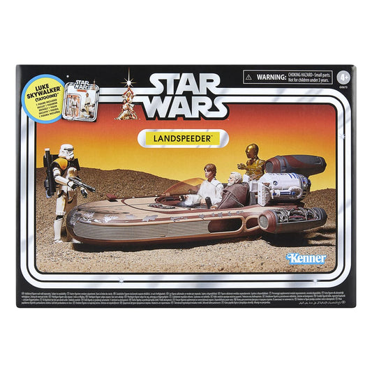 Star Wars Episode IV Vintage Collection Fahrzeug mit Actionfigur Landspeeder & Luke Skywalker (Tatooine)