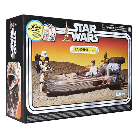 Star Wars Episode IV Vintage Collection Fahrzeug mit Actionfigur Landspeeder & Luke Skywalker (Tatooine)
