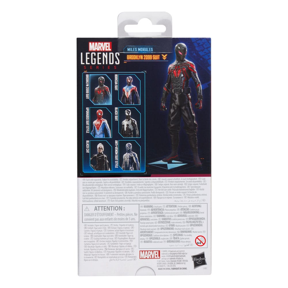 Spider-Man 2 Marvel Legends Gamerverse Actionfigur Miles Morales (Brooklyn 2099 Suit) 15 cm