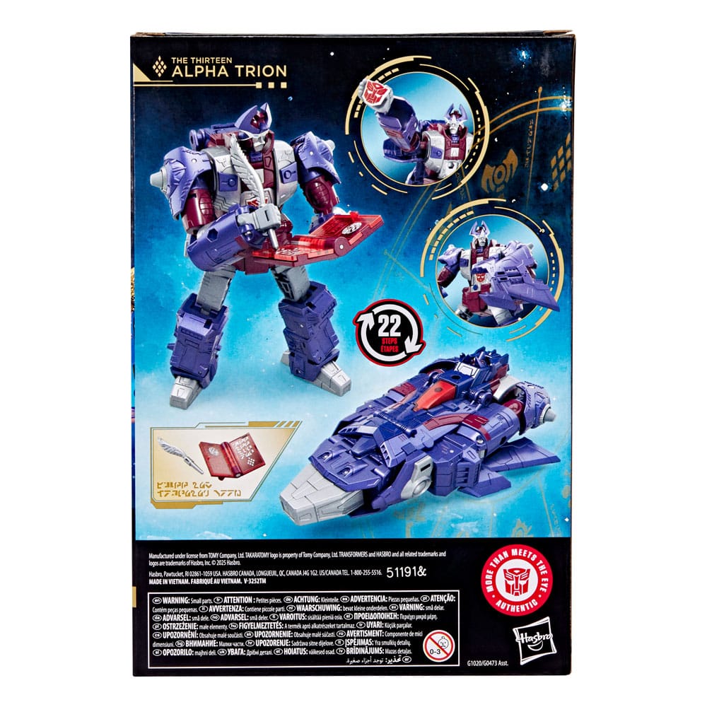 Transformers Age of the Primes Voyager Class Actionfigur The Thirteen: Alpha Trion 18 cm