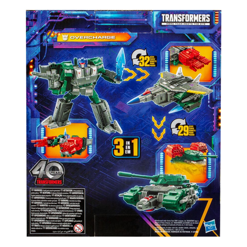 Transformers Generations Legacy United Leader Class Actionfigur Overcharge 19 cm