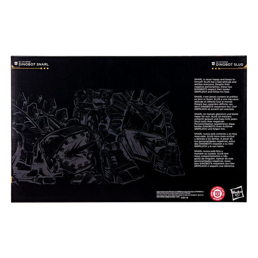 Transformers Age of the Primes Leader Class Actionfiguren 2er-Pack G2 Universe Dinobots Snarl & Slug 19 cm