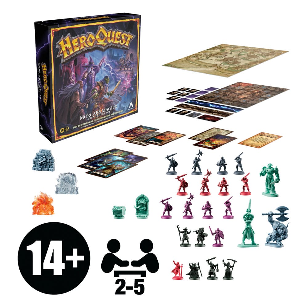 HeroQuest Brettspiel-Erweiterung Morcars Magier Abenteuerpack *Deutsche Version*