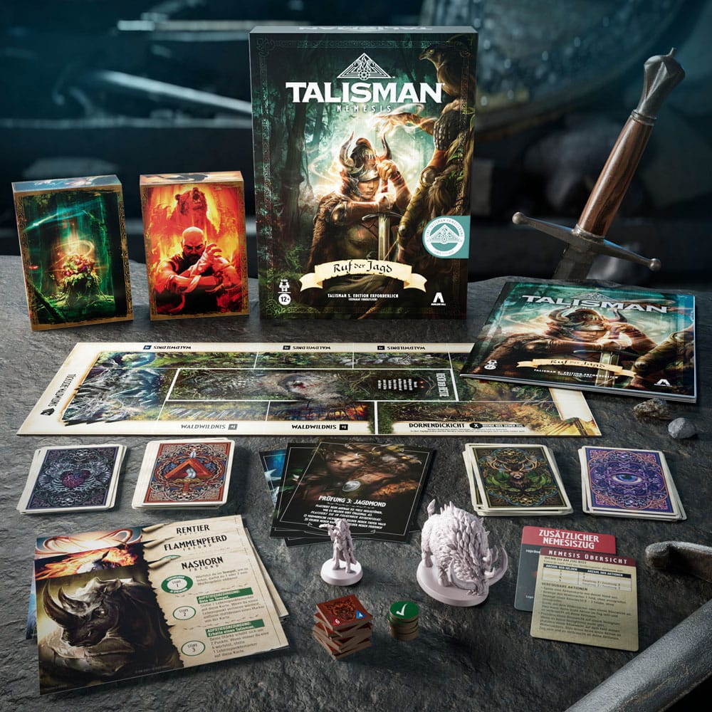 Talisman: Nemesis Brettspiel-Erweiterung Ruf der Jagd *Deutsche Version*