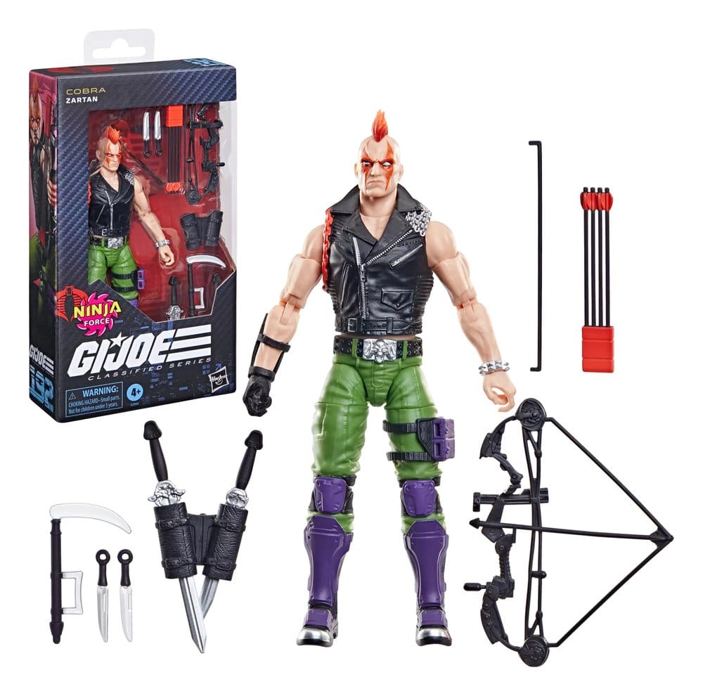G.I. Joe Classified Series Actionfigur #192 Ninja Force Zartan 15 cm