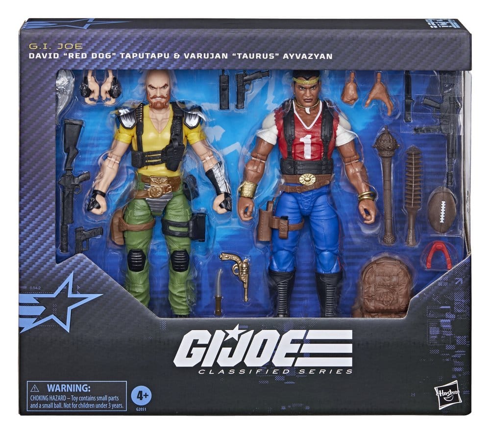 G.I. Joe Classified Series Actionfiguren 2er-Pack #193 David "Red Dog" Taputapu & Varujan "Taurus" Ayvazyan 15 cm