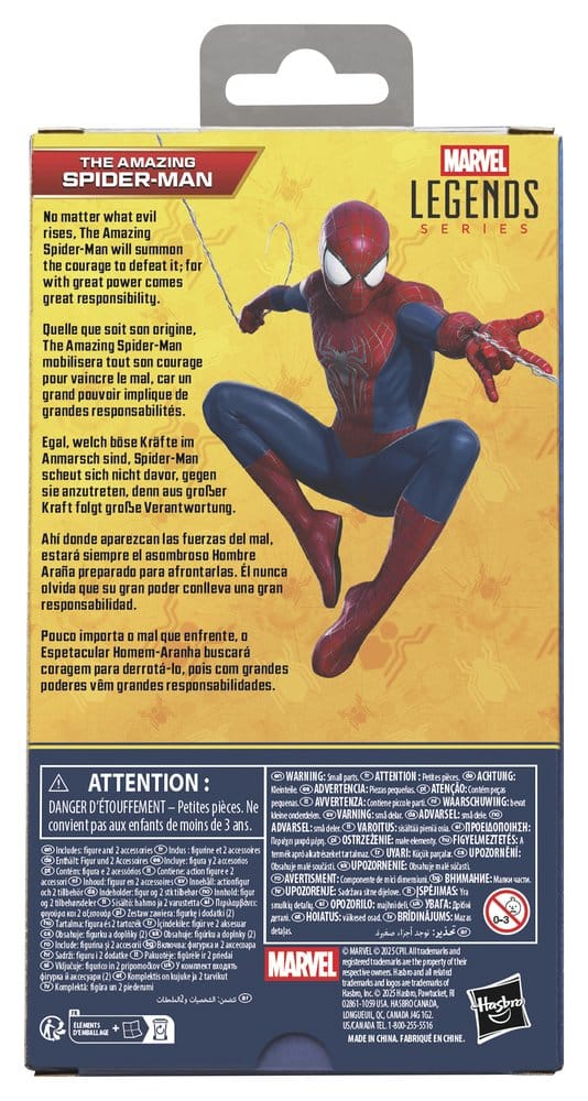 Spider-Man: No Way Home Marvel Legends Actionfigur The Amazing Spider-Man 15 cm