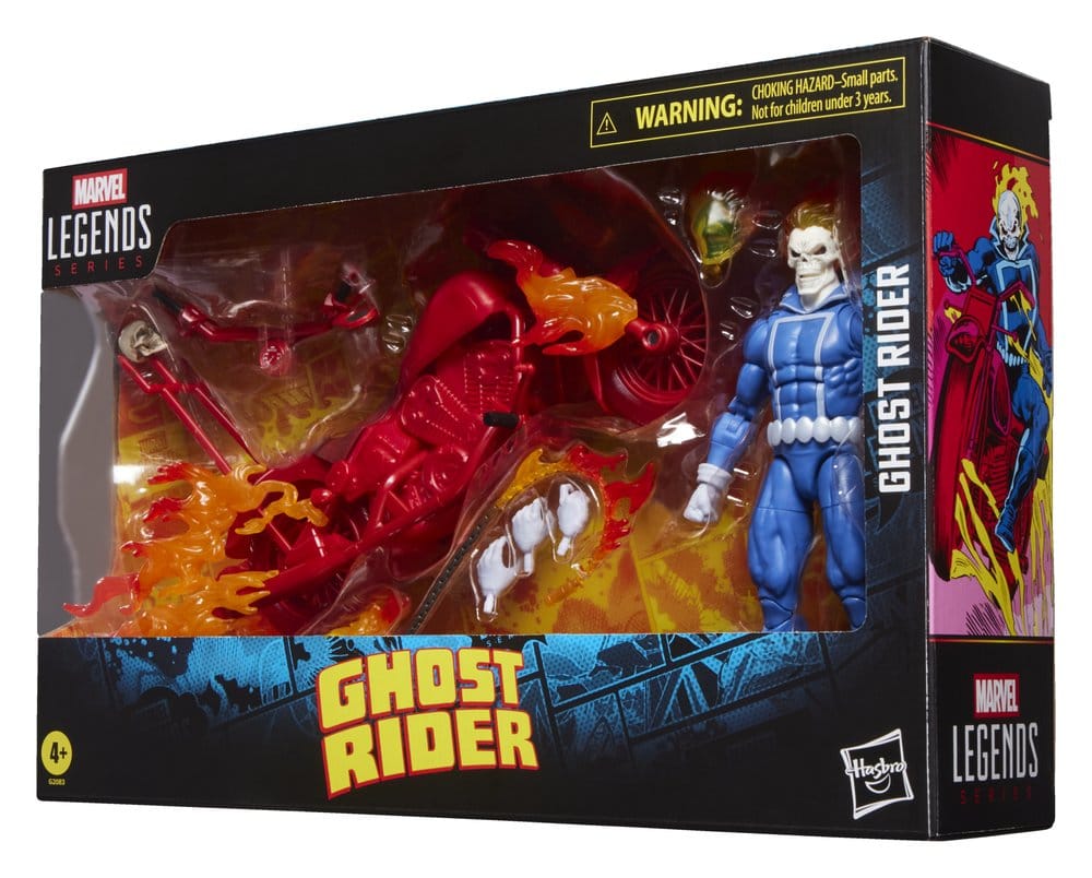 Ghost Rider Marvel Legends Actionfigur  Johnny Blaze with Motorcycle 15 cm