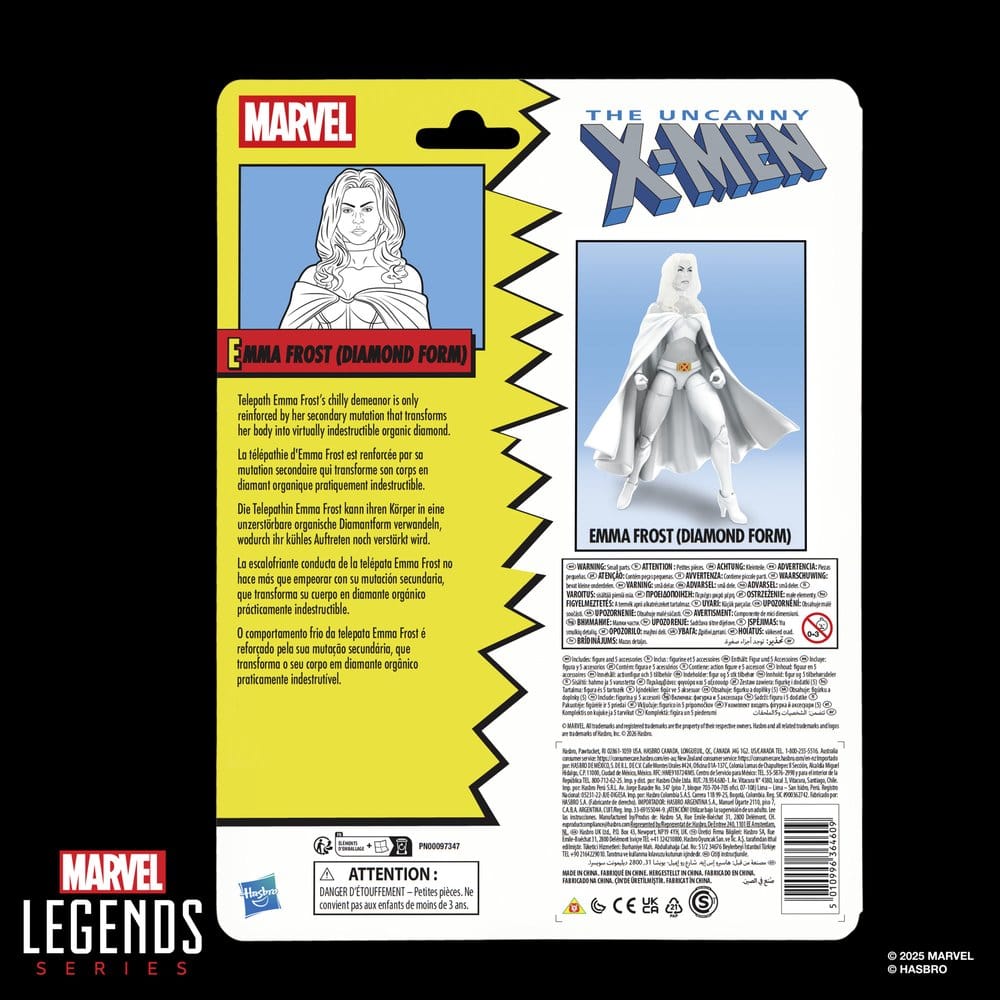 The Uncanny X-Men Marvel Legends Actionfigur Emma Frost (Diamond Form) 15 cm