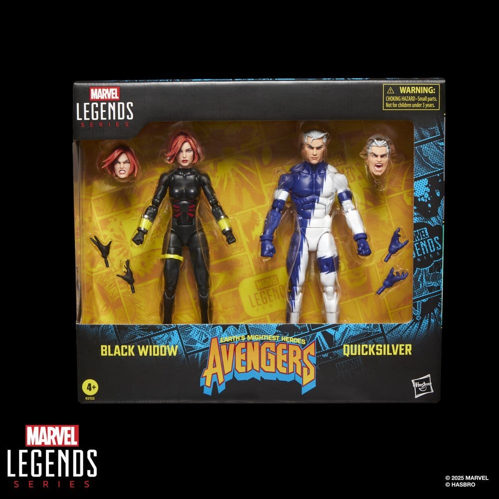 Avengers Marvel Legends Actionfiguren 2er-Pack Black Widow & Quicksilver 15 cm