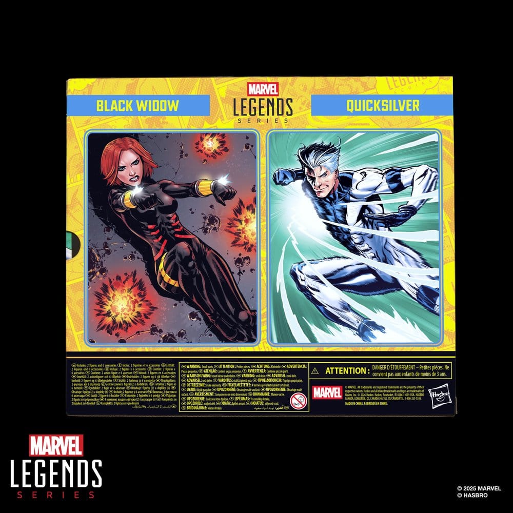 Avengers Marvel Legends Actionfiguren 2er-Pack Black Widow & Quicksilver 15 cm