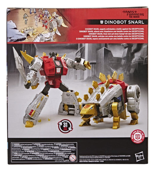 The Transformers: The Movie Studio Series Leader Class Actionfigur Dinobot Snarl 20 cm