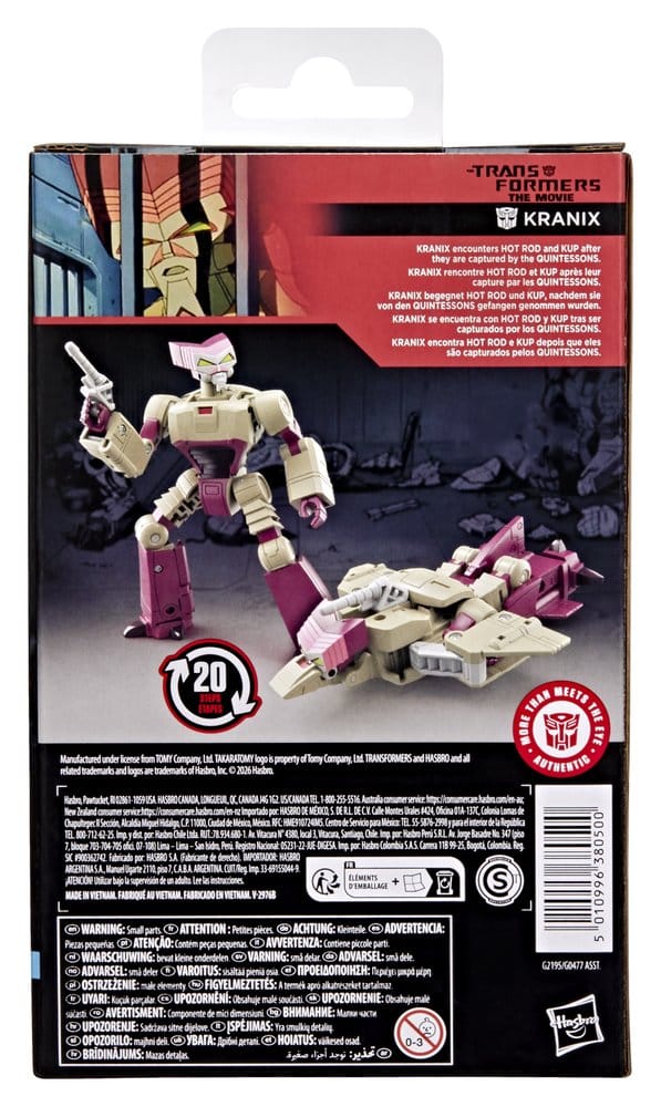 The Transformers: The Movie Studio Series Deluxe Class Actionfigur Kranix 14 cm