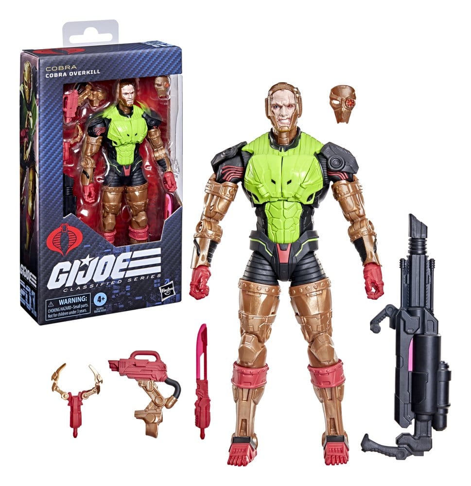 G.I. Joe Classified Series Actionfigur #201 Cobra Overkill 15 cm