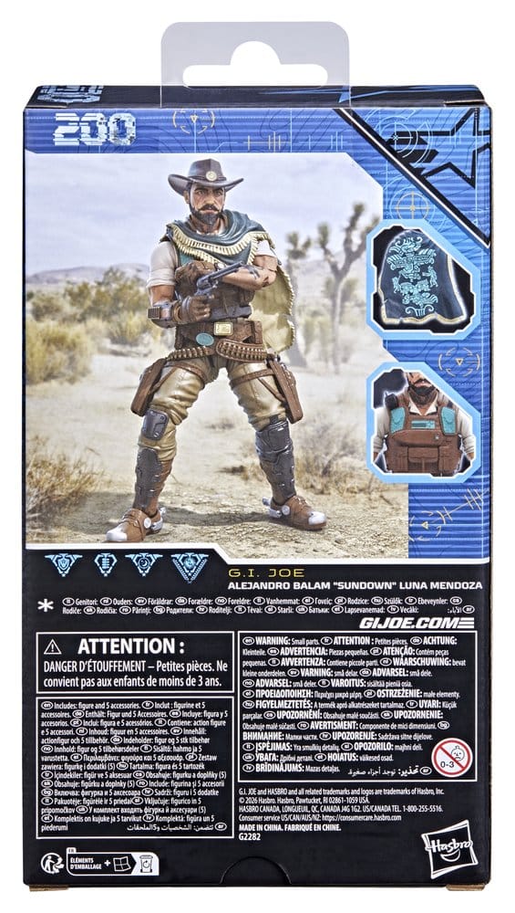 G.I. Joe Classified Series Actionfigur #200 Alejandro Balam "Sundown" Luna Mendoza 15 cm