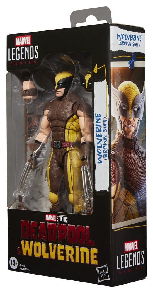 Deadpool & Wolverine Marvel Legends Actionfigur Wolverine (Brown Suit) 15 cm