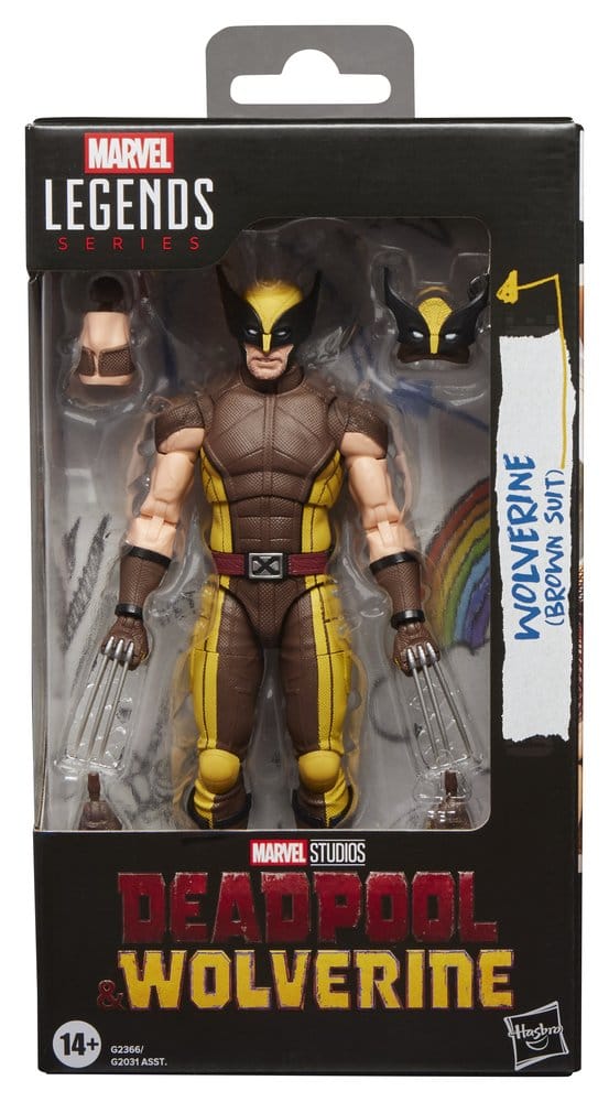 Deadpool & Wolverine Marvel Legends Actionfigur Wolverine (Brown Suit) 15 cm