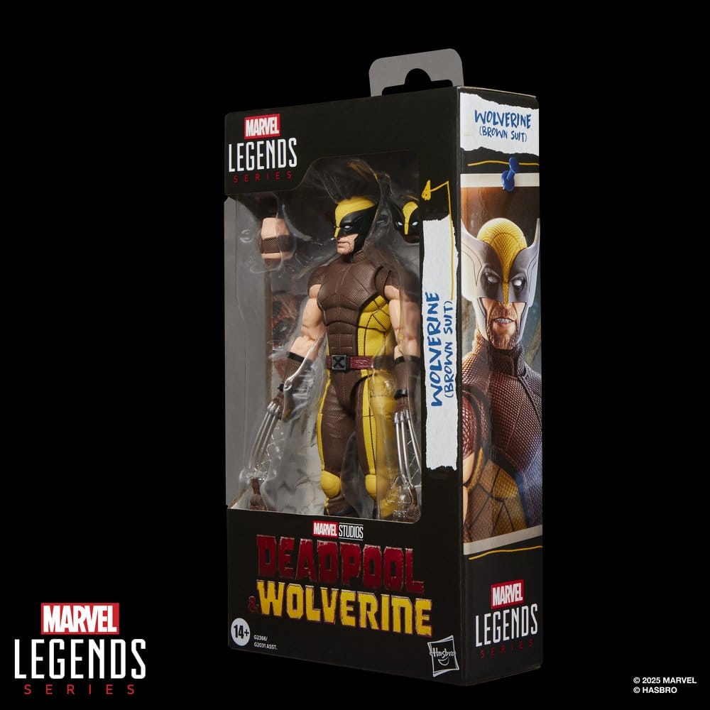 Deadpool & Wolverine Marvel Legends Actionfigur Wolverine (Brown Suit) 15 cm