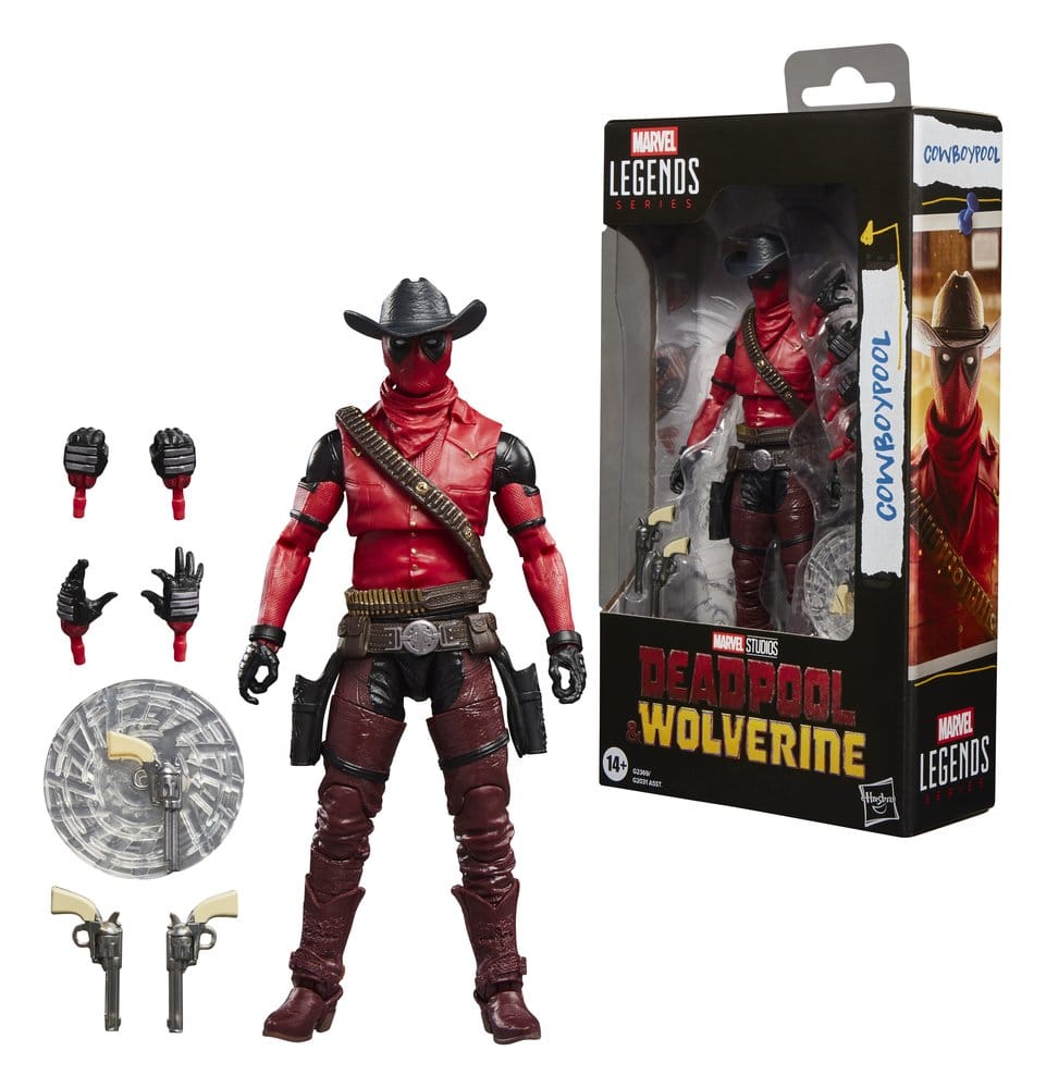 Deadpool & Wolverine Marvel Legends Actionfigur Cowboypool 15 cm