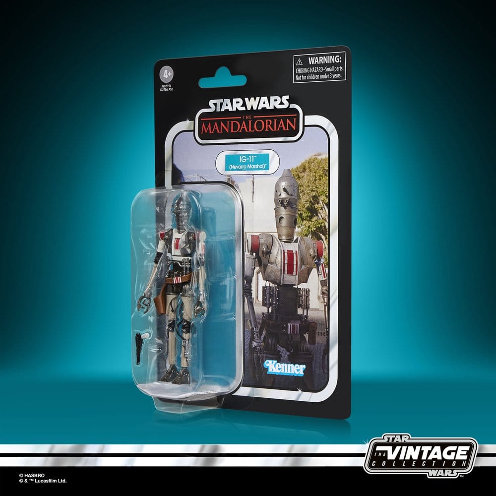 Star Wars: The Mandalorian Vintage Collection Actionfigur IG-11 (Nevarro Marshal) 10 cm