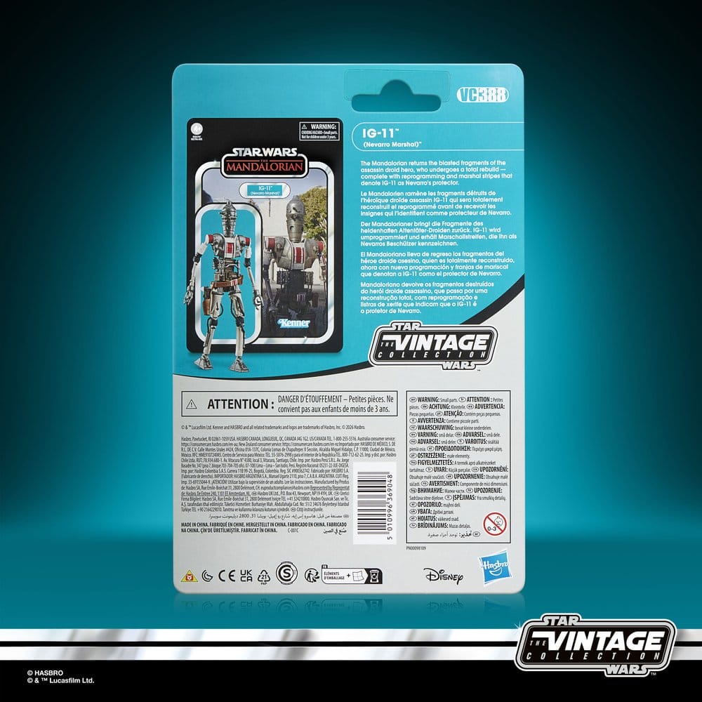 Star Wars: The Mandalorian Vintage Collection Actionfigur IG-11 (Nevarro Marshal) 10 cm