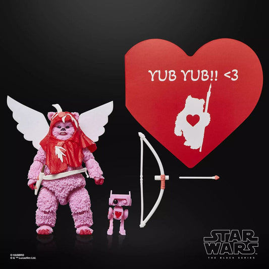 Star Wars Black Series Actionfigur Ewok (Valentine’s Day Edition) 15 cm