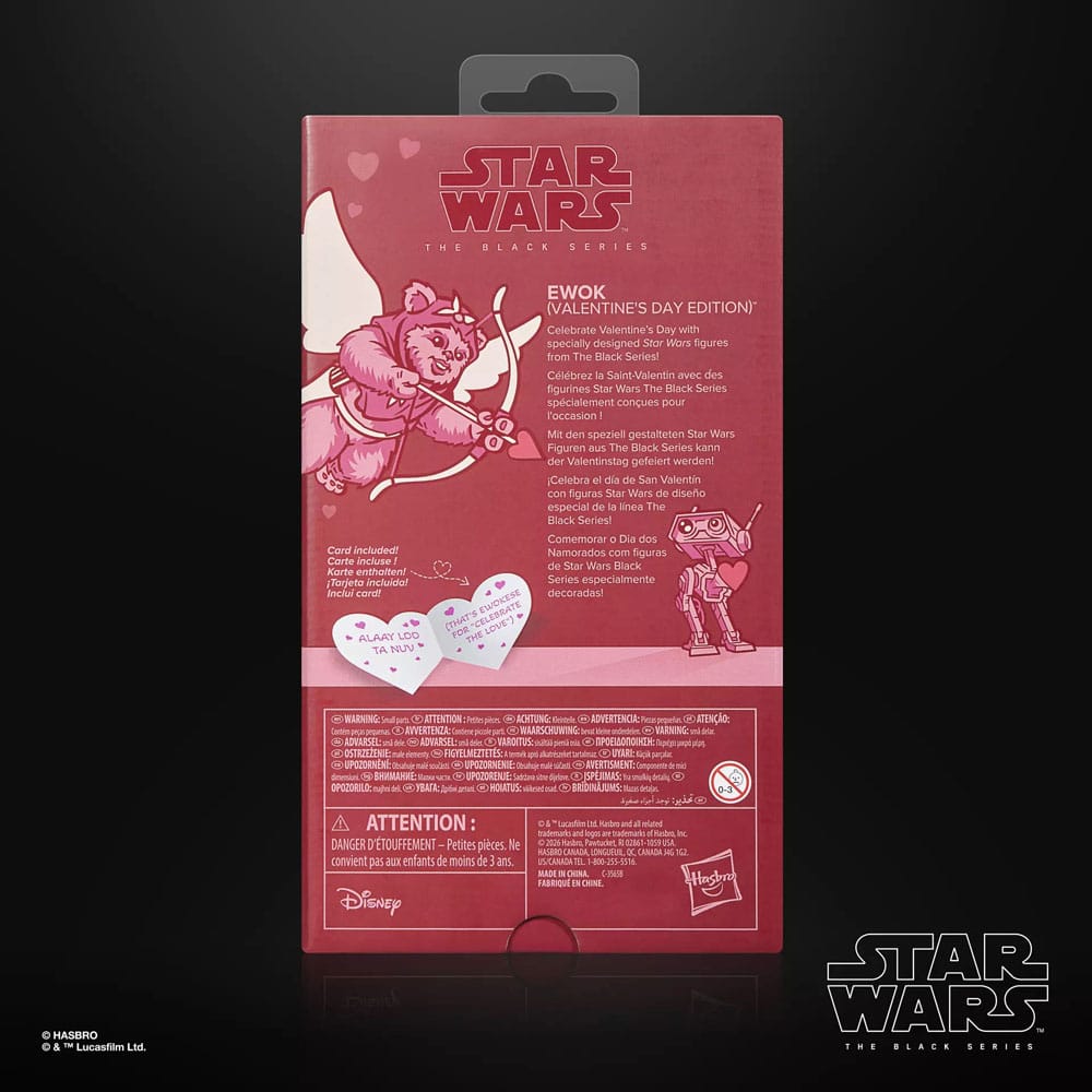 Star Wars Black Series Actionfigur Ewok (Valentine’s Day Edition) 15 cm
