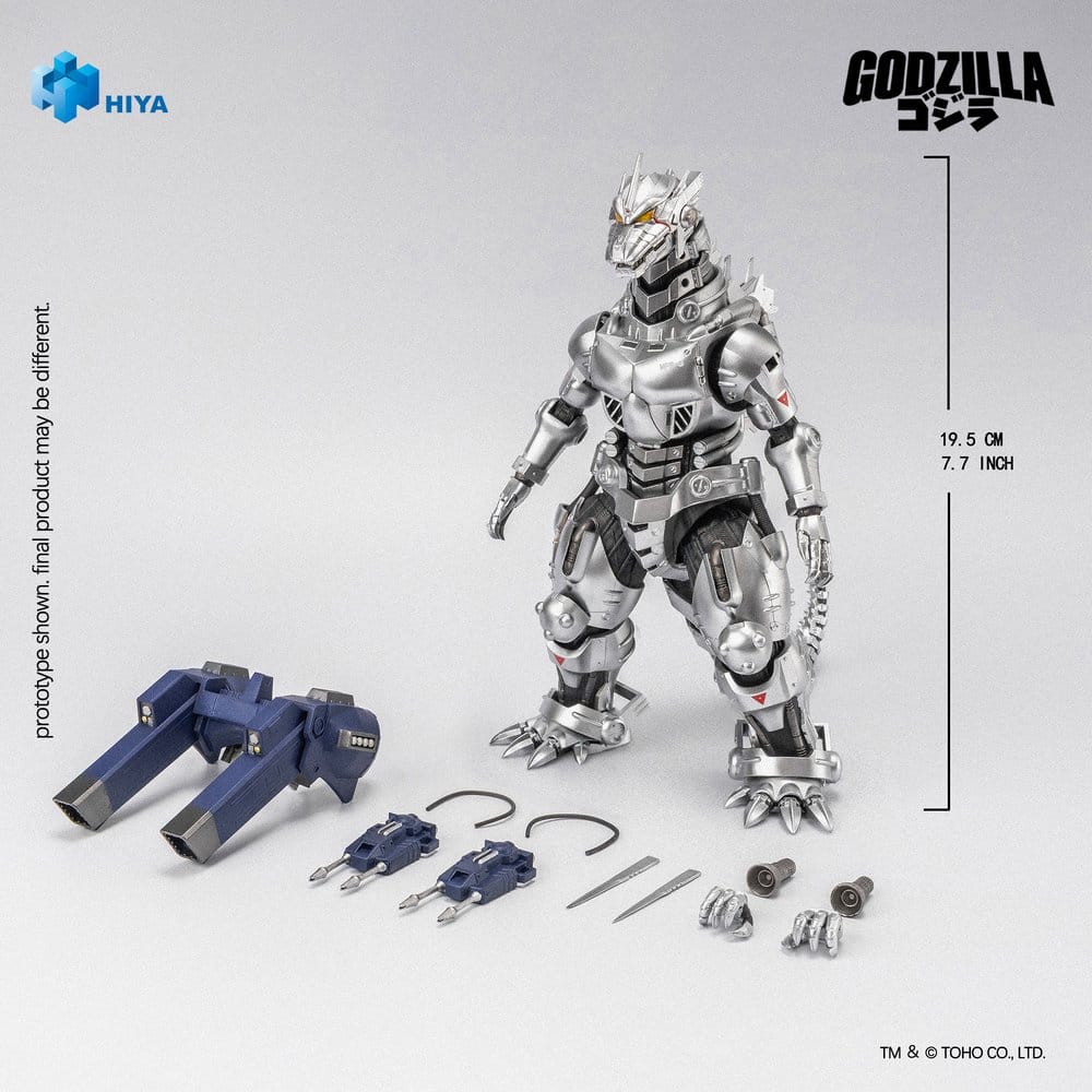 Godzilla Against Mechagodzilla (2002) Exquisite Basic Series Actionfigur Mechagodzilla MFS-3 20 cm