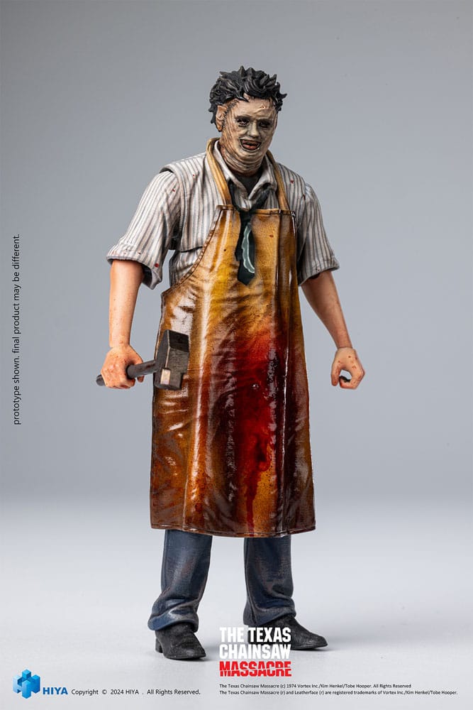 Texas Chainsaw Massacre (1974) Exquisite Mini Actionfigur 1/18 LeatherFace - Killing Mask 11 cm