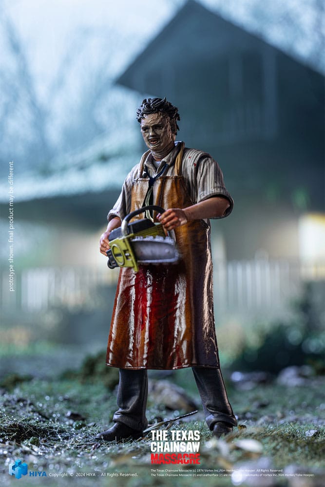 Texas Chainsaw Massacre (1974) Exquisite Mini Actionfigur 1/18 LeatherFace - Killing Mask 11 cm