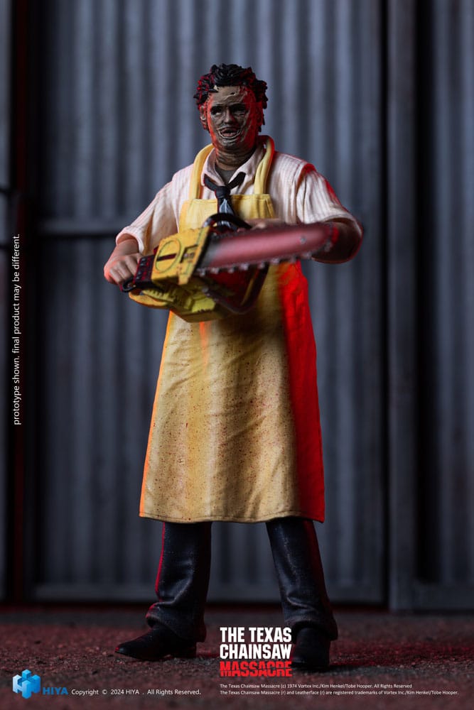 Texas Chainsaw Massacre (1974) Exquisite Mini Actionfigur 1/18 LeatherFace - Killing Mask Standard Ver. 11 cm