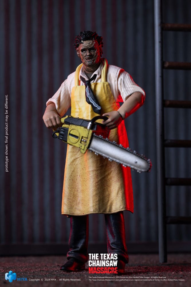 Texas Chainsaw Massacre (1974) Exquisite Mini Actionfigur 1/18 LeatherFace - Killing Mask Standard Ver. 11 cm