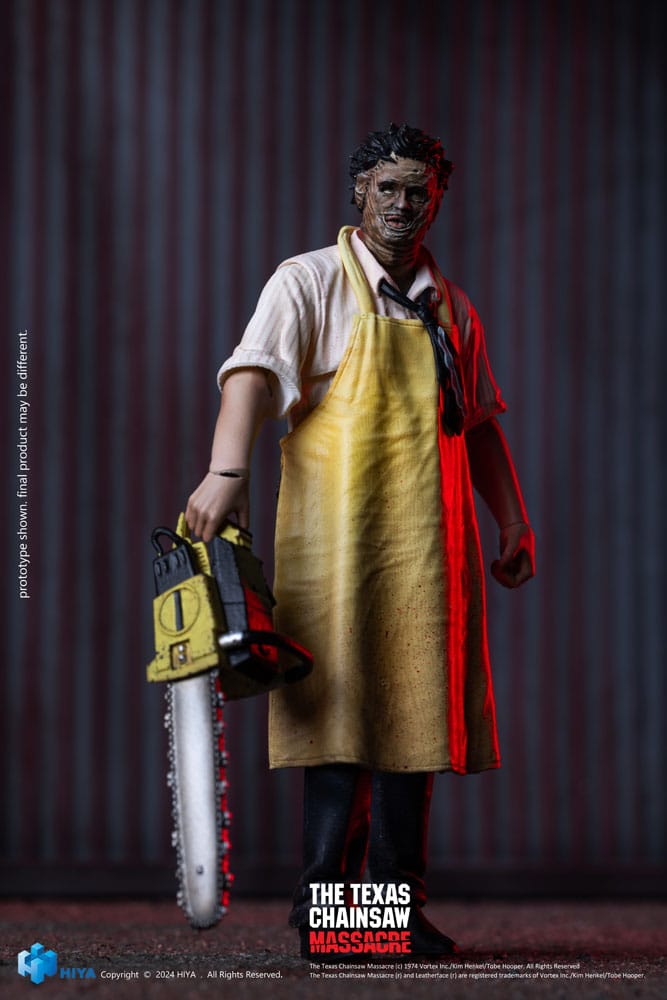 Texas Chainsaw Massacre (1974) Exquisite Mini Actionfigur 1/18 LeatherFace - Killing Mask Standard Ver. 11 cm
