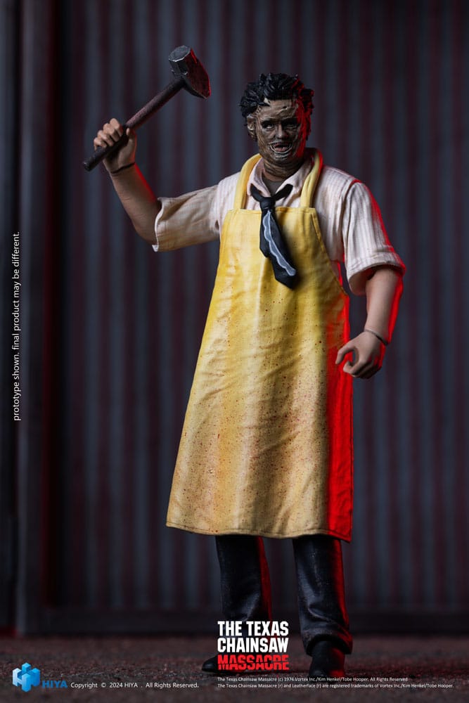 Texas Chainsaw Massacre (1974) Exquisite Mini Actionfigur 1/18 LeatherFace - Killing Mask Standard Ver. 11 cm